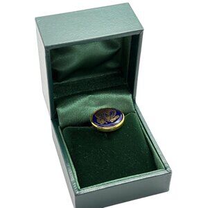 Hand-Painted McLaughlin Glazeware Presidential Lapel Pin In Gift Box